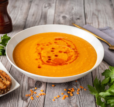 Soupe aux lentilles corail Magimix.